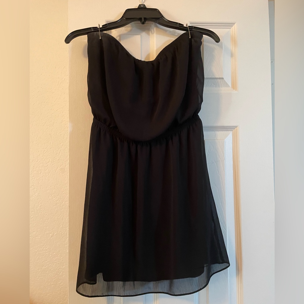 Black Strapless Dress Size Small